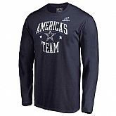 Men's Cowboys Navy 2018 NFL Playoffs America's Team Long Sleeve T-Shirt,baseball caps,new era cap wholesale,wholesale hats